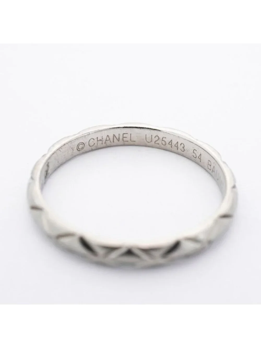 Chanel Ring Quilted Platinum 54 - Picture 5 of 11